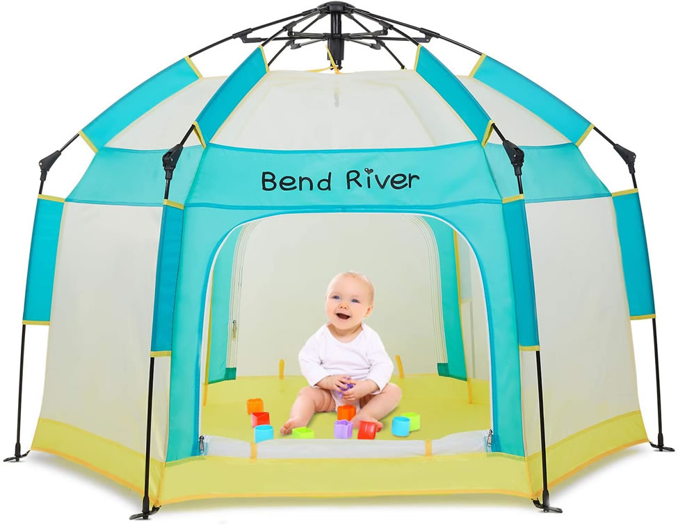 portable travel baby beach tent